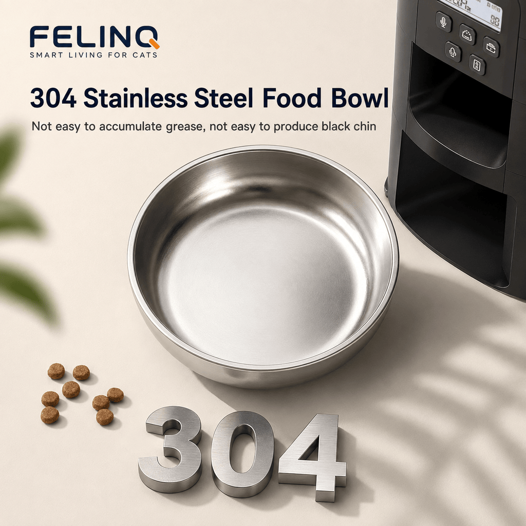 Felinq Automatic Cat Feeder 2L with Timed Portion Control