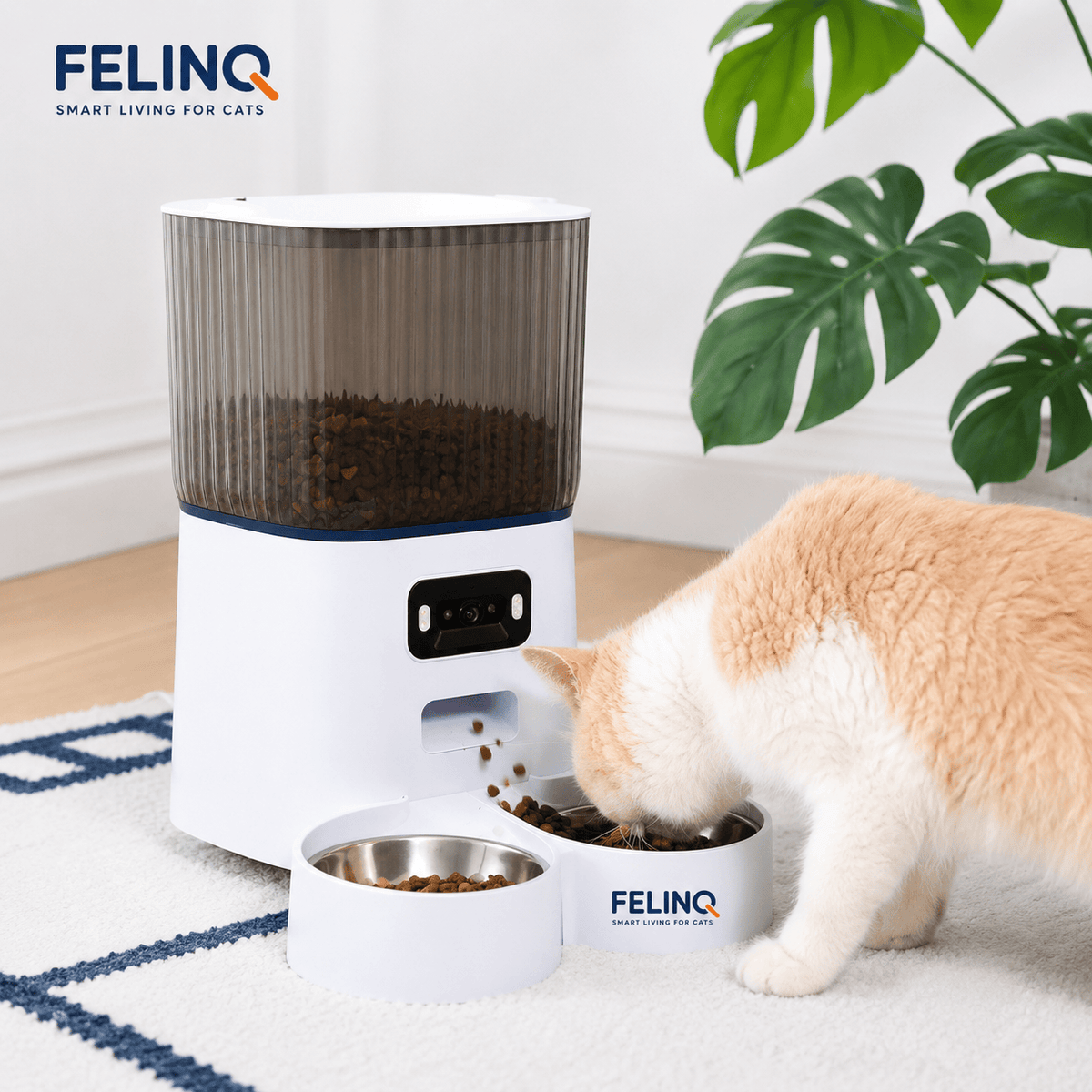 Felinq Automatic Cat Feeder 3.5L with Camera & WiFi