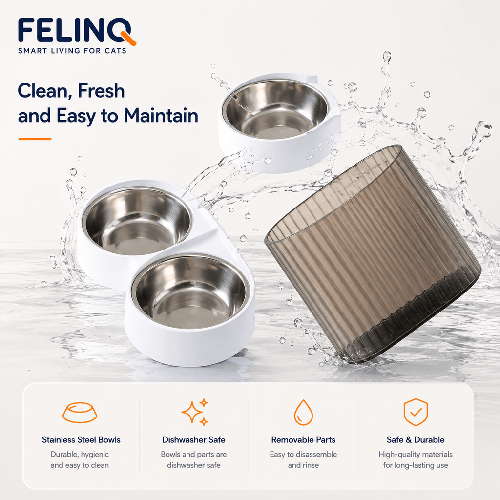 Felinq Automatic Cat Feeder 3.5L with Camera & WiFi