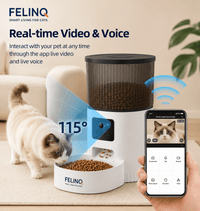 Felinq Automatic Cat Feeder 3L with Camera & WiFi