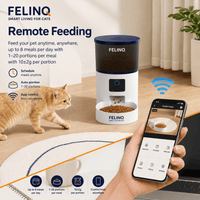 Felinq Automatic Cat Feeder 3L with Camera & WiFi