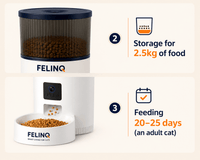 Felinq Automatic Cat Feeder 3L with Camera & WiFi