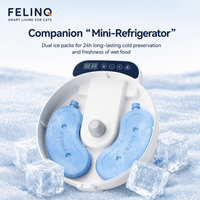 Felinq Automatic Cat Feeder 4 Meals for Wet & Dry Food