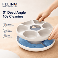 Felinq Automatic Cat Feeder 6 Meals for Wet & Dry Food