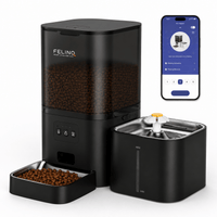Felinq Automatic Cat Feeder & Water Fountain 2-in-1 – App Control