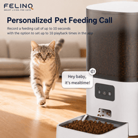 Felinq Automatic Cat Feeder & Water Fountain 2-in-1 – App Control