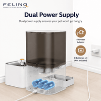 Felinq Automatic Cat Feeder & Water Fountain 2-in-1 – App Control