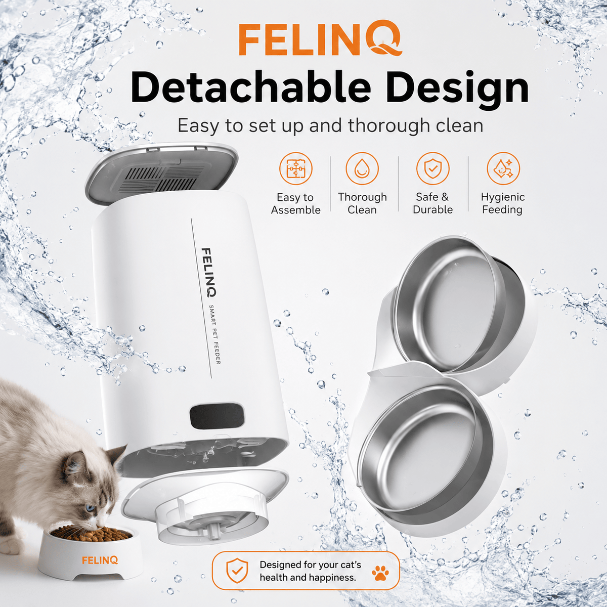Felinq Automatic Cat Feeder with App Control