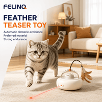 Felinq Automatic Feather Chase Toy | Interactive Cat Play