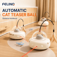 Felinq Automatic Feather Chase Toy | Interactive Cat Play