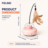 Felinq Automatic Feather Chase Toy | Interactive Cat Play