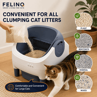 Felinq Automatic Self-Cleaning Cat Litter Box 76L with App Control