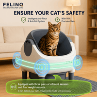 Felinq Automatic Self-Cleaning Cat Litter Box 76L with App Control
