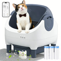 Felinq Automatic Self-Cleaning Cat Litter Box 76L with App Control