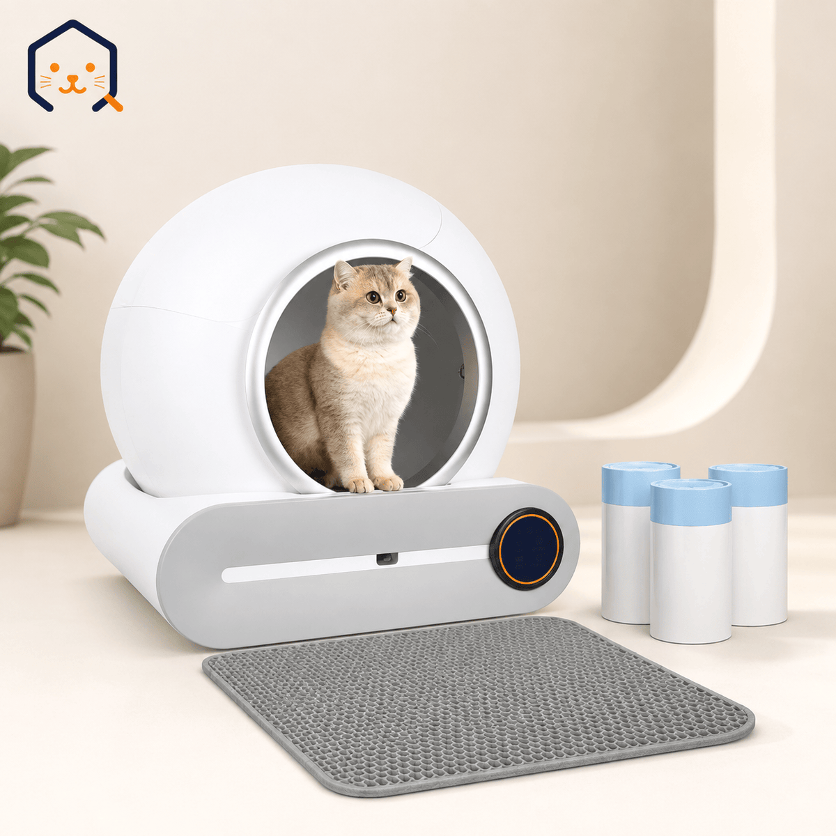 Felinq Automatic Self-Cleaning Cat Litter Box with App Control
