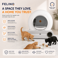 Felinq Automatic Self-Cleaning Cat Litter Box with App Control