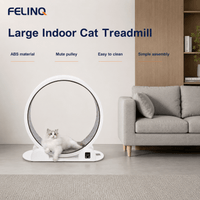 Felinq Cat Exercise Wheel with Digital Tracker | Solar Powered