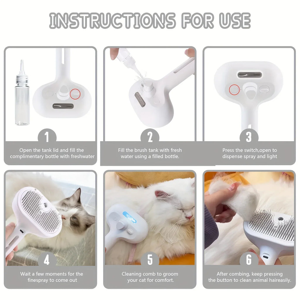 Felinq Cat Grooming Brush – Deshedding & Detangling
