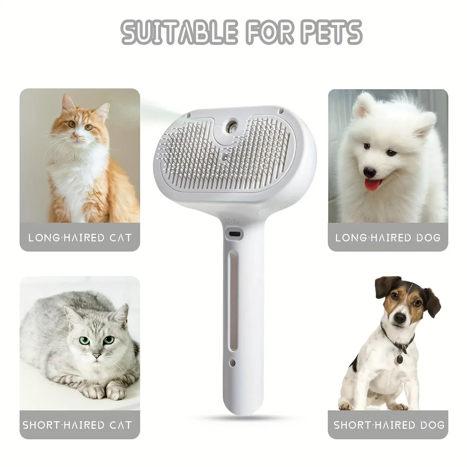 Felinq Cat Grooming Brush – Deshedding & Detangling
