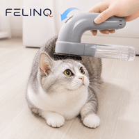Felinq Cat Hair Vacuum & Massage Brush-2-in-1 Electric