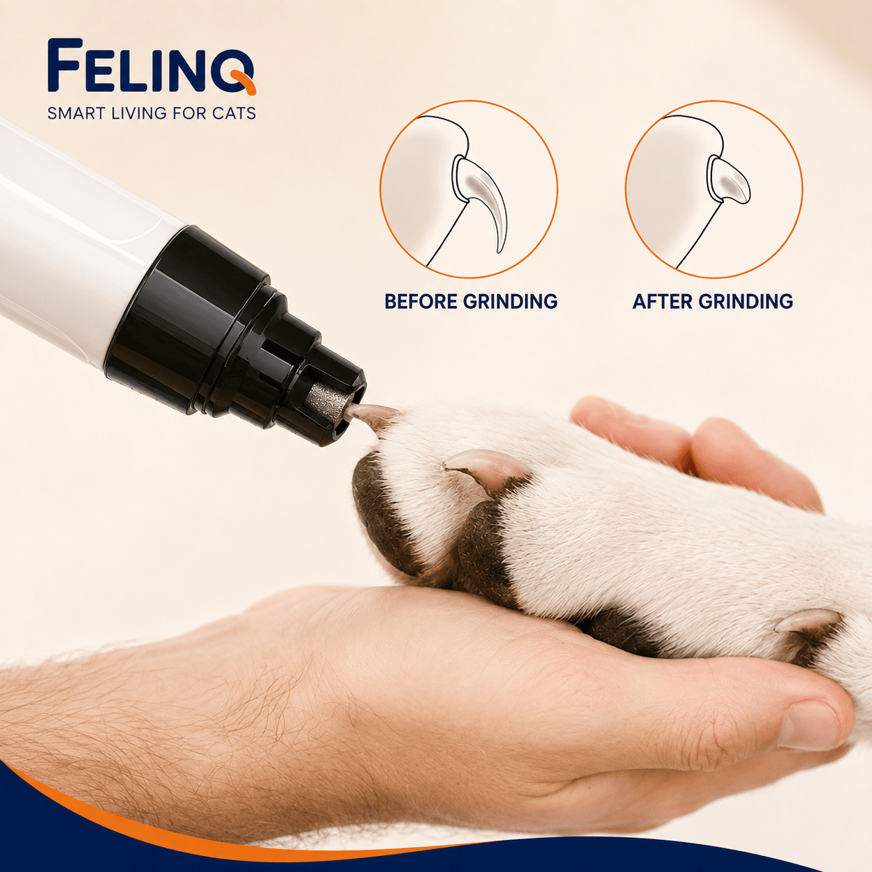 Felinq Cat Nail Grinder Electric