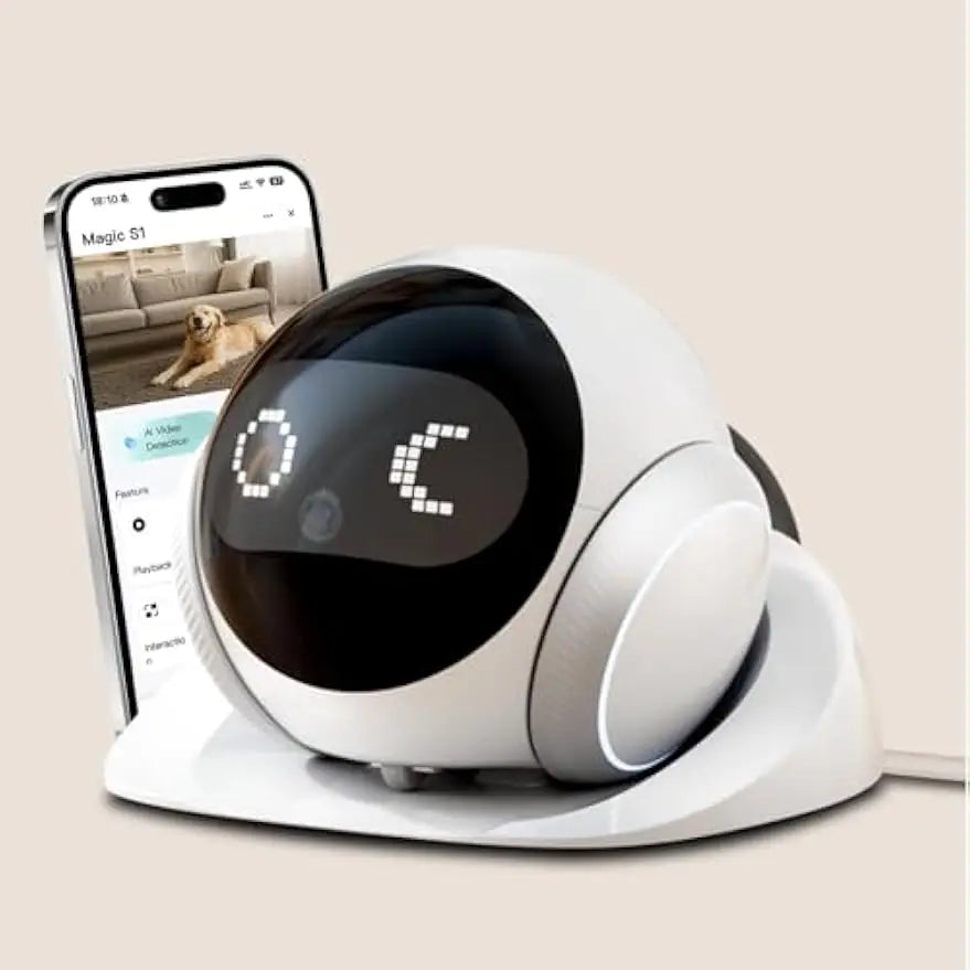 Felinq Cat Robot Camera – 360° Mobile Monitoring & Auto-Recharge