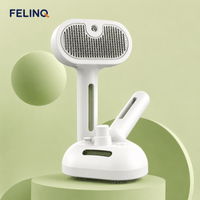Felinq Cat Steam Grooming Brush – 3-in-1 Cat Hair Care