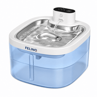 Felinq Cordless Cat Water Fountain 3.5L | Stainless Steel