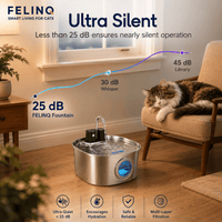 Felinq Cordless Cat Water Fountain 3L with Motion Sensor