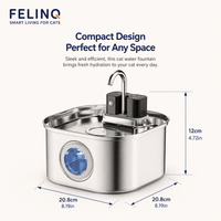 Felinq Cordless Cat Water Fountain 3L with Motion Sensor