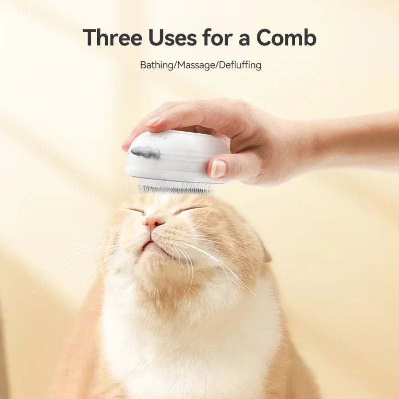 Felinq Steam Cat Grooming Brush – Spray & Hair Removal Comb