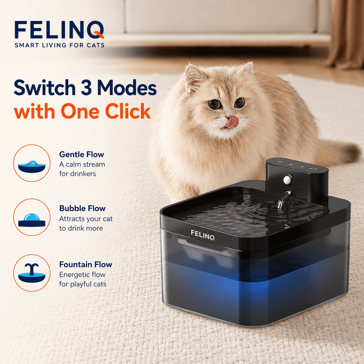 Felinq Wireless Cat Water Fountain