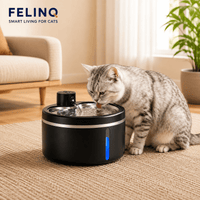 Felinq Wireless Cat Water Fountain 2.5L | Stainless Steel